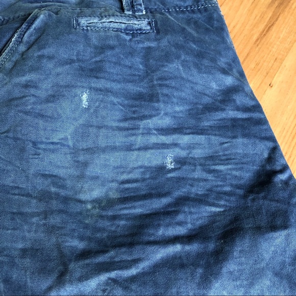 AMERICAN EAGLE Destroyed Slouchy Capri Pants Blue Size 8 Women’s - Picture 11 of 15